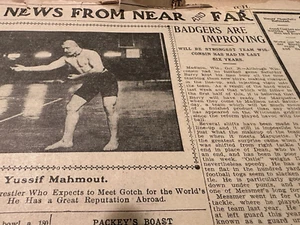 1908 St Paul MN NEWSPAPER SPORTS, FASHION ORIGINAL CLIPPINGS & PAGES-"AS IS" 15+ - Picture 1 of 10