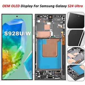 OEM AMOLED für Samsung S24 Ultra S928U LCD Touchscreen Ersatz Baugruppe USA - Bild 1 von 8
