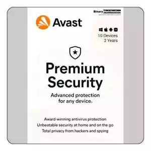 Avast Premium Security 10 PC 2 Year - Picture 1 of 3
