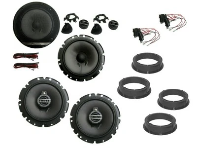 Pioneer Lautsprecher Set für VW Polo V 6r Bj 06.09 - 07.17 Tür Vorne hinten 550W - Bild 1 von 4