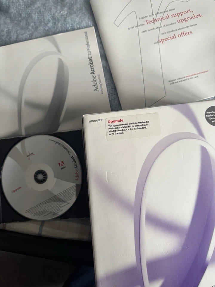 Adobe Acrobat 7.0 Professional Upgrade Version for Windows PDF Editor 2004 Boxed - Image 1 of 1