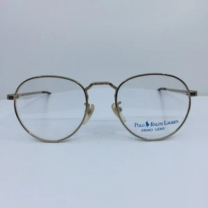 New Vintage Polo Ralph Lauren Polo Classic VI Eyeglasses C. Shiny Gold 49-19mm - Picture 1 of 14