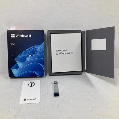 Microsoft Windows 11 Pro Professional 64bit Kit Key & USB Media OPEN BOX - Image 1 of 2