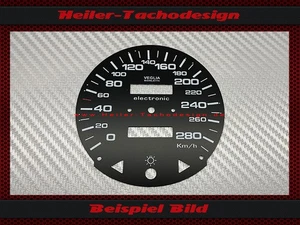 Tachoscheibe für Ferrari 308 GTS 1979 180 Mph zu 280 Kmh - Picture 1 of 2