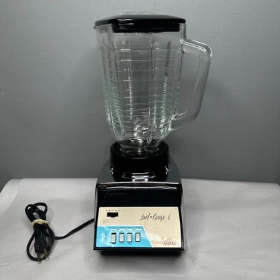 Osterizer Dual Range 8 Countertop Blender Model 487 Chrome Black Works - Image 1 of 4