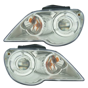 For 2007 2008 Chrysler Pacifica Pair Headlights Xenon w/bulbs - Picture 1 of 5