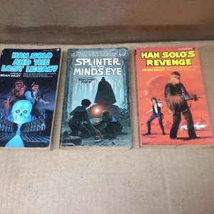 Lote de 3 - Libros de bolsillo de Star Wars Splinter of the Mind’s Eye - Han Solo’s Revenge - Imagen 1 de 7