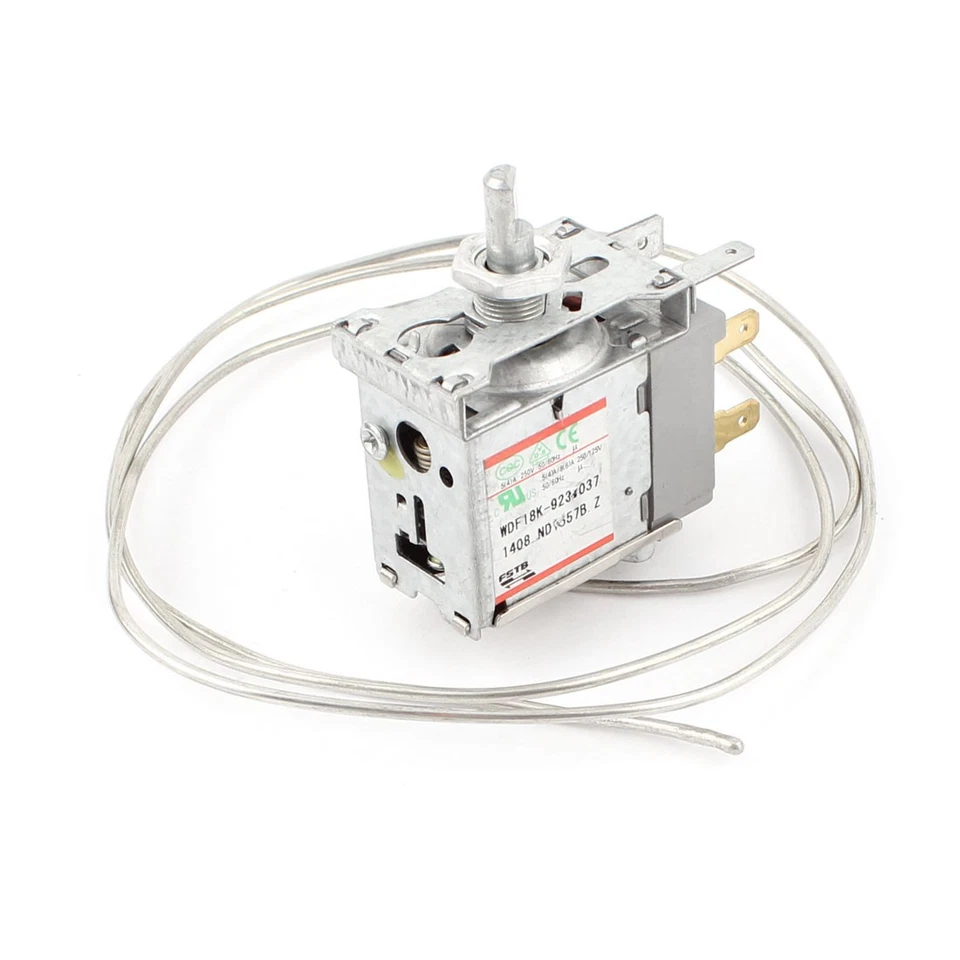 Termostato refrigerador congelador terminales de 5 pines WDF18-K con cable de metal de 1 m Foto 1 de 3