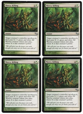 Mercy Killing x4 4x 2008 Shadowmoor PLAYSET Multi-Color Instant MTG SP - NM AZ2 - Image 1 of 2