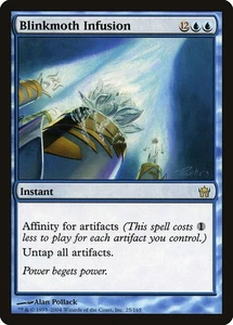 Blinkmoth Infusion Fifth Dawn HEAVILY PLD Blue Rare MAGIC MTG CARD ABUGames - Picture 1 of 1