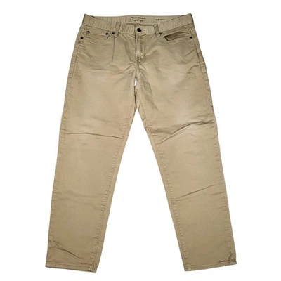 Pantalones de mezclilla de viaje Banana Republic para hombre 34x30 (se adapta a 34x27) calce deportivo caqui elástico Foto 1 de 4