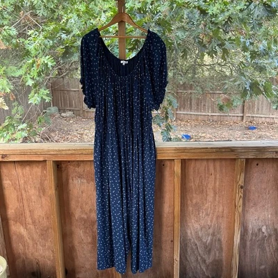 Mono para mujer Madewell Sofía bandana flor azul marino estampado talla 3X Foto 1 de 4