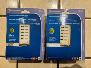 Intermatic 15 Amp 60 Minuten Countdown Wand Timer - Weiß - EC210WK TWO PAK - Bild 1 von 6