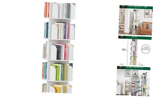 Rotating Bookshelf Tower 5 Tier,Spinning Bookcase, Revolving 360 Book Shelf - Picture 1 of 8
