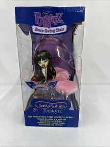 Bratz Retro-Swing Chair Egg Swinging Chair with Footrest - New In DENTED BOX - Picture 1 of 8