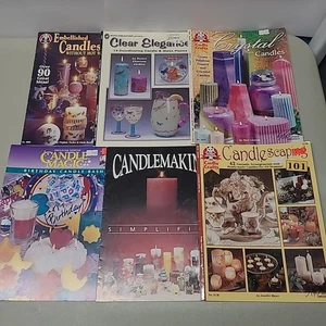 Candle Making Book Lot 6 Garden Gifts Birthday Christmas Floating - Picture 1 of 10