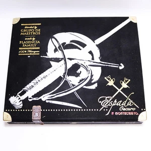 Montecristo Espada Oscuro Quillon Scatola vuota per sigari in legno 9,75" x 8,25" x 1,5" - Foto 1 di 4