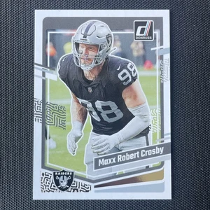Maxx Robert Crosby - Nombre completo - 2023 Donruss - Las Vegas Raiders - Imagen 1 de 2