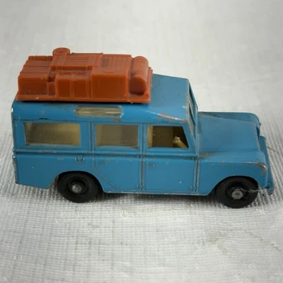 Land Rover Safari azul vintage Lesney Matchbox #12 Foto 1 de 4
