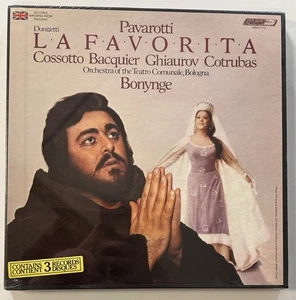 Pavarotti Donizetti La Favorita 3 LP Set New Factory Sealed - Imagen 1 de 2