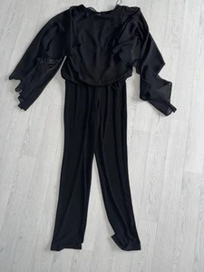 Mono para mujer Issa London talla 8 negro de gasa nuevo con etiquetas House Of Fraser PVP £119 - Imagen 1 de 4
