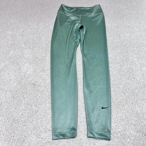 Nike Dri-Fit Leggings Donna Verde Pull On Taglia S - Foto 1 di 12