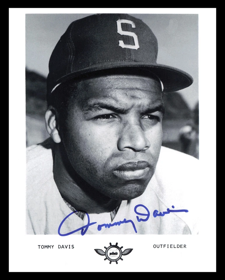Tommy Davis Autographed Signed 8x10 Photo Seattle Pilots - Image 1 of 1