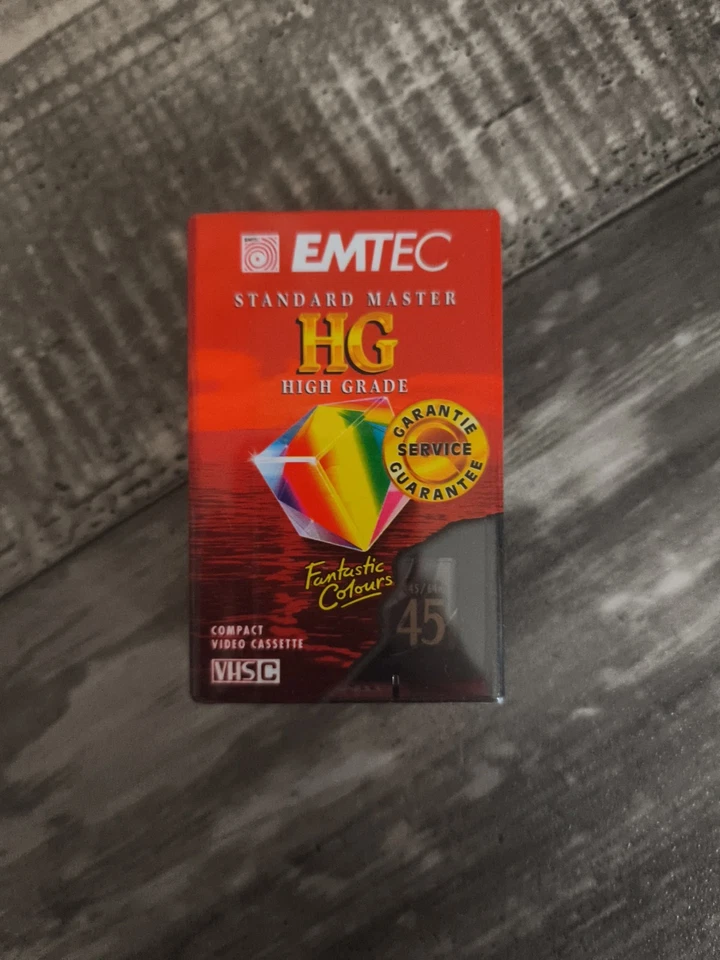 EMTEC HG STANDARD MASTER High Grade VHS C NEU - Bild 1 von 3