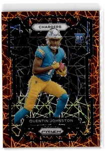 2023 Panini Prizm Quentin Johnston RC #353 Lazer Los Angeles Chargers - Bild 1 von 2