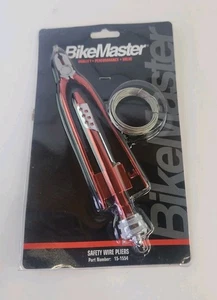 BikeMaster Safety Wire Pliers With 25 Stainless Steel Wire - Small 6 151554 - Picture 1 of 9