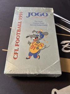 1991 Jogo CFL Football Factory Sealed Wax Box 36 Packs Brand New - G01 - Picture 1 of 2
