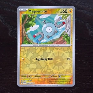 Magnemite 058/191 Pokemon Surging Sparks Scarlet & Violet Reverse Holo Common NM - Picture 1 of 2