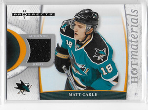 Matt Carle 2007-08 Fleer Hot Prospects Hot Materials HM-CA