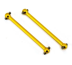 HSP M608 Gold Aluminum Dogbone Driveshaft for Redcat Volcano18 Himoto E18XBL - Picture 1 of 1