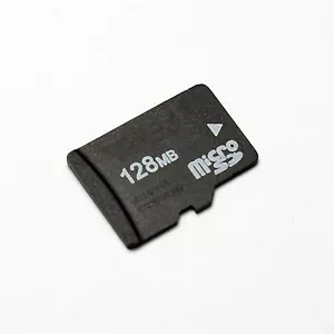 128 MB MicroSD Card TF Card With SD Adapter & Protective Case - Picture 1 of 2