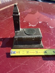 RARE C.1908 R. STOLL Metropolitan Life Insurance Figural Building Inkwell DECO - Picture 1 of 9
