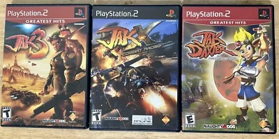 Jak 3 X Combat Racing Dexter Precursor Legacy Games Lot PS2 Complete Bundle Work - Image 1 of 4