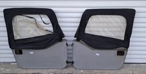 PAIR 86-95 Jeep Wrangler YJ Complete Soft  DOOR Frame Soft/Hard Top - Picture 1 of 10