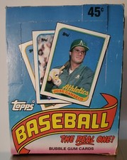1989 Topps Baseball Bubble Gum Cards Set #4. 36 Ct