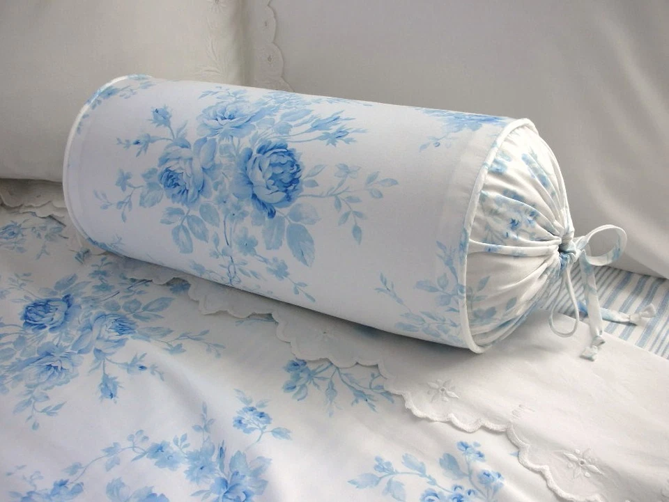 NUEVO Personalizado Ralph Lauren Willow Grove Floral Cuello Almohada Cuello Rollo Foto 1 de 1