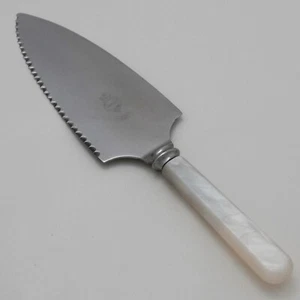 EFECTO FREGONA Diseño Mango SHEFFIELD Silver Service Cubiertos Pastel/Servidor de Pasteles - Imagen 1 de 2