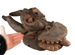 Mambila African Mask 64 Cm Traditional Tribal Art #450 - Picture 1 of 17