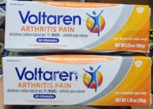 2-PACK Arthritis Pain Relief Gel Inflammation 3.53oz & 1.76oz or 1 big tube 5.29 - Picture 1 of 1
