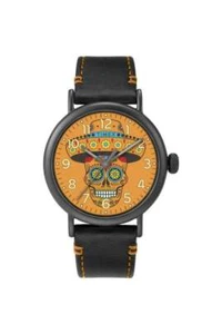 Timex Reloj Estándar Dia de los Muertos con correa de cuero de 40 mm TW2V67700 - Imagen 1 de 6