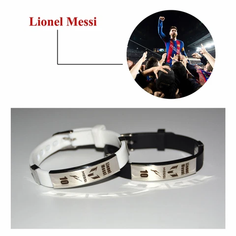 Lionel Messi Wristband Bracelet Buckle Adjustable Fashion for Messi Fans Cover