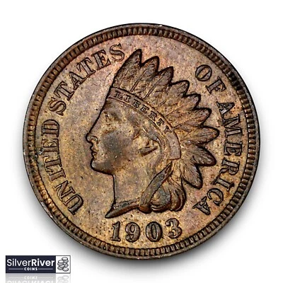 1903 Indian Head Cent (*BU Condition*) - Sharp, Red-Brown Color - Image 1 of 2