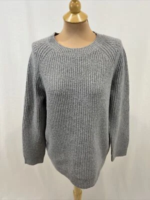 BP. Rib Knit Gray Pullover Sweater Size Small Crewneck Long Sleeve Minimalist - Image 1 of 4