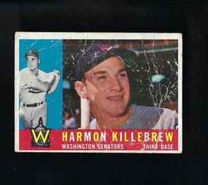 1960 Topps Harmon Killebrew # 210 Poor