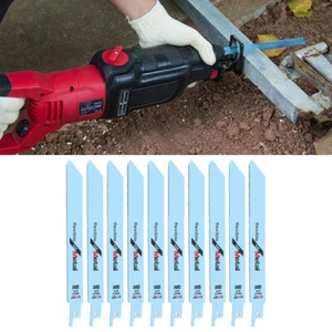 10Pcs 150 mm S922EF Reciprocating Saw Blades Set For Bosch Makita Metal Cutting - Picture 1 of 6