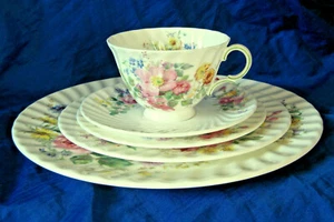 Royal Doulton Porcelana Patrón Arcadia 5 Piezas Ajuste de Lugar Borde Liso - Imagen 1 de 11